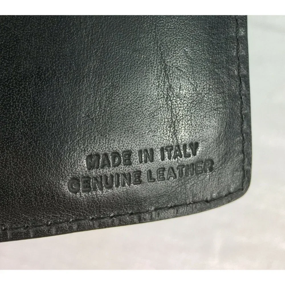Tornabuoni Italy Slim Flat Wallet & Credit Card Holder Black
